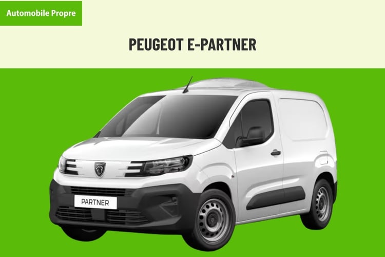 Peugeot e-Partner utilitaire électrique compact