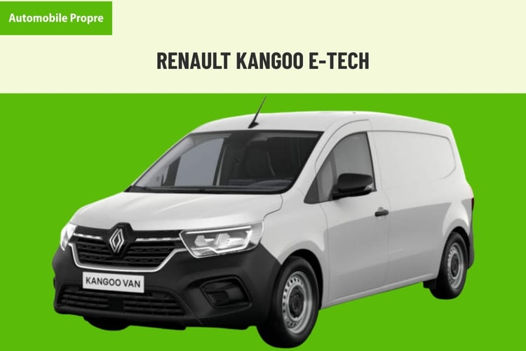 Renault Kangoo E-Tech utilitaire électrique compact