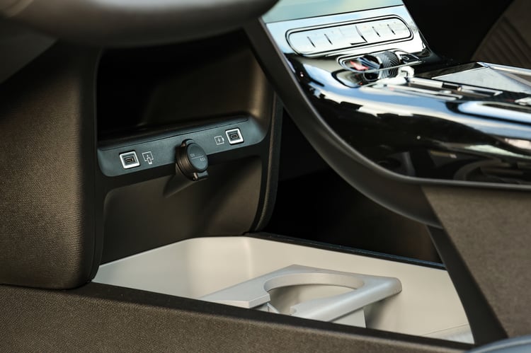 Un compartiment inférieur difficile d'accès