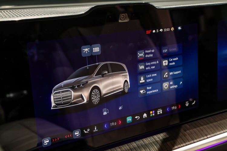 Le Mercedes VLE fait le plein de techno au bout des doigts