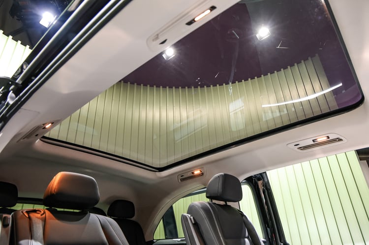 Luminosité optimale à bord du van 100% électrique