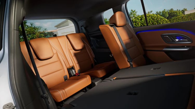 Sur la 3e rangée de sièges, jusqu'à 2 passagers supplémentaires voyagent confortablement.