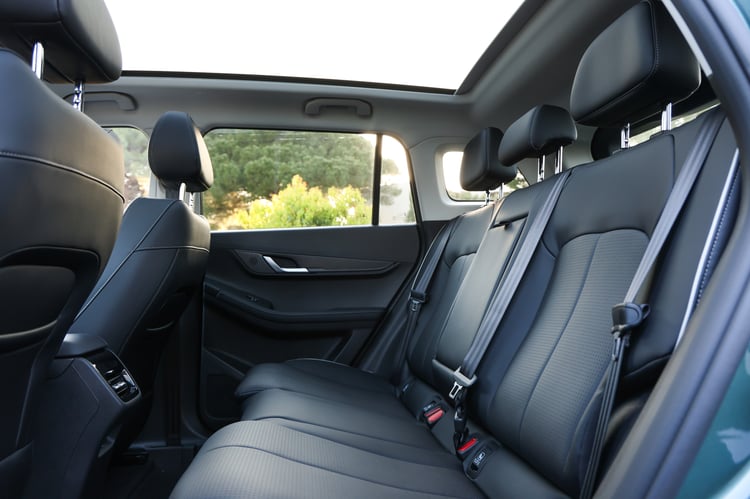 Des places arrière confortables