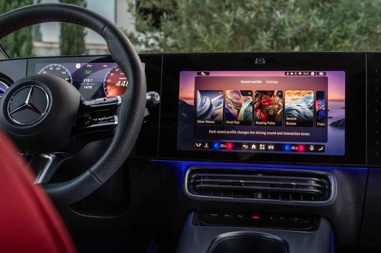 Plusieurs ambiances sonores façon BMW i5