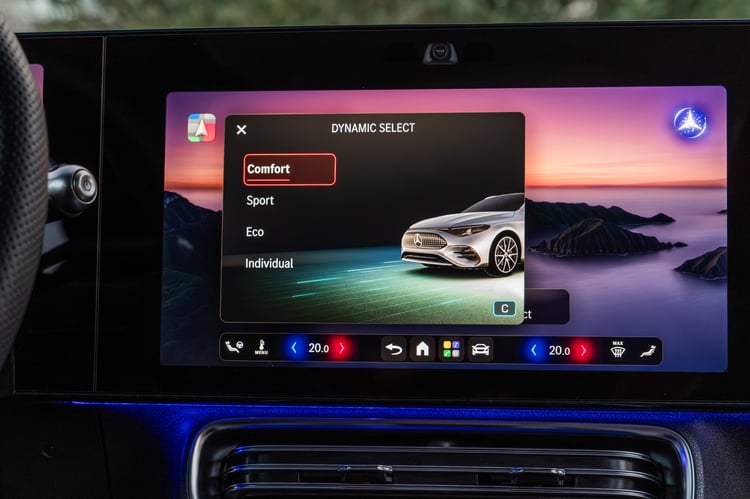 Modes de conduite de la Mercedes CLA Shooting Brake