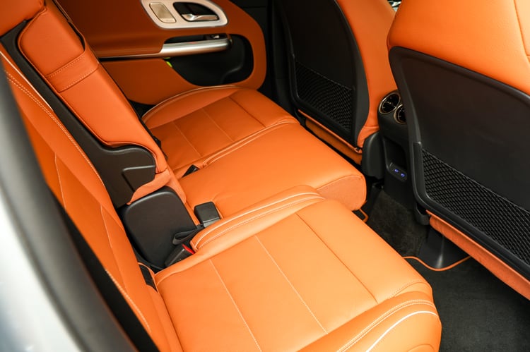 Banquette coulissante pour notre modèle d'essai