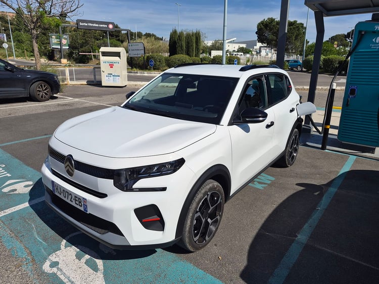La Citroën ë-C3 urban range en charge / Image : AP.