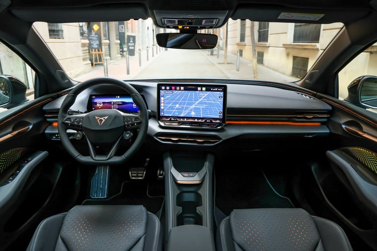 Habitacle très Cupra pour la citadine