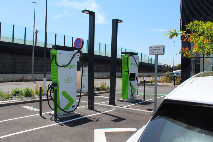 Station de recharge Allego à La Roche-sur-Yon
