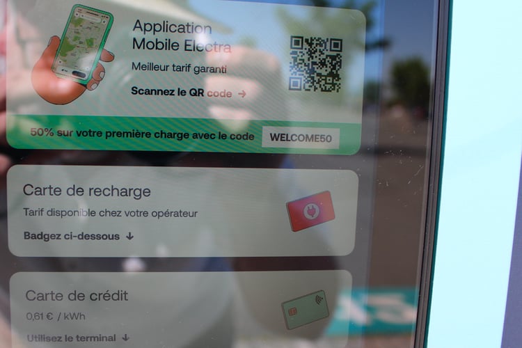 Station de recharge Electra à La Roche-sur-Yon