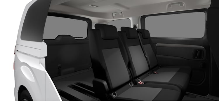 Banquette arrière du ë-Spacetourer en 5 places / Image : Citroën
