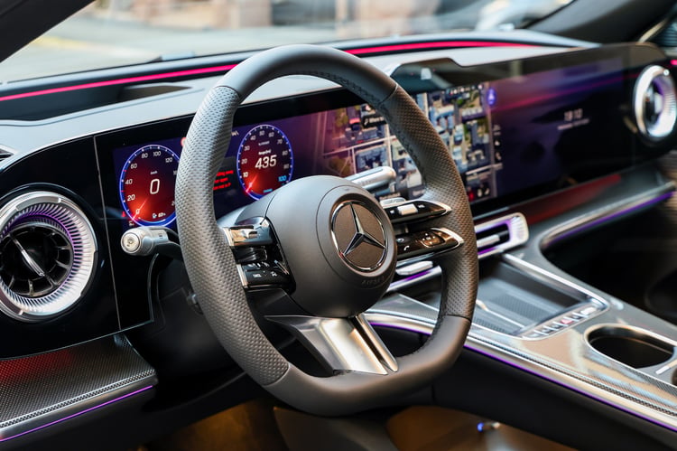 Au volant de la Mercedes C400 4Matic