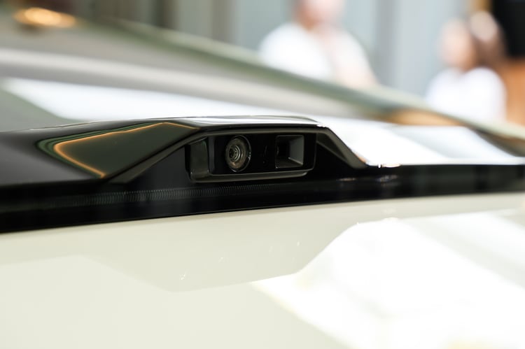 Caméras et capteurs arrière de la Polestar 5 Performance