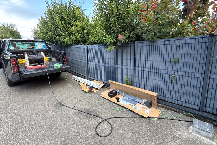 Le pick-up électrique Maxus eTerron 9 de Sébastien Sarret