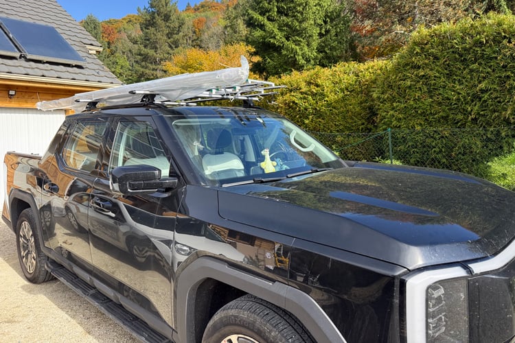 Le pick-up électrique Maxus eTerron 9 de Sébastien Sarret