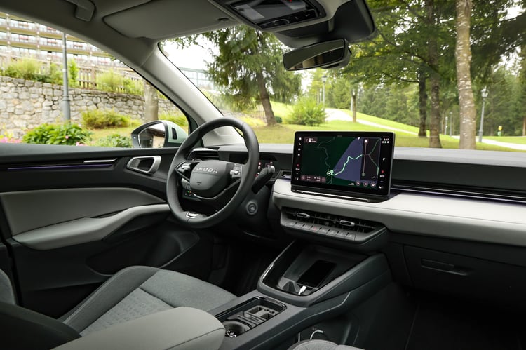 À bord du Skoda Epiq 55