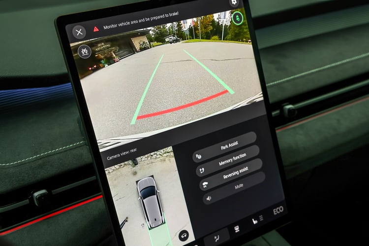 Caméras de très bonne qualité à bord du Skoda Peaq 90x