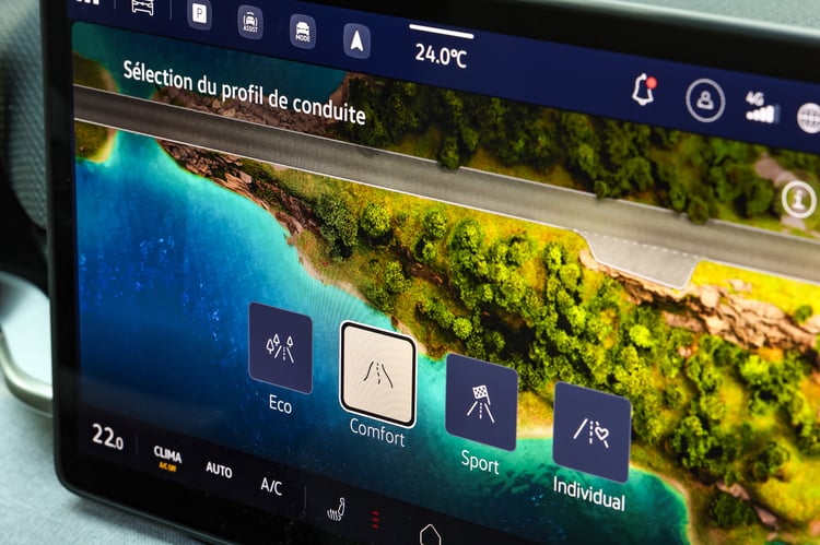 Trois modes de conduite + un mode personnalisé