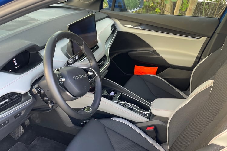 L'intérieur du Skoda Elroq de Jérôme
