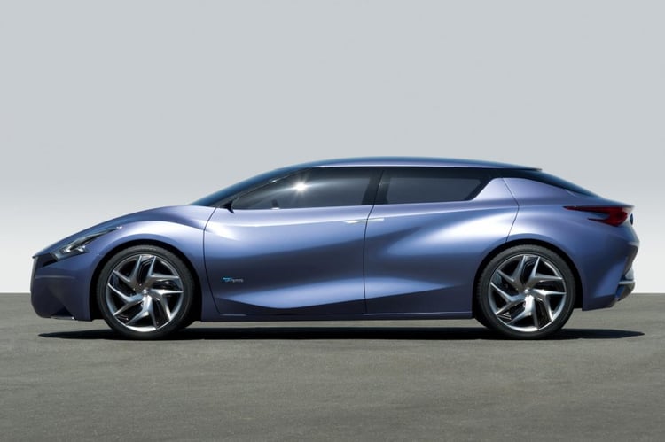 Vue de profil gauche de la Nissan Friend-ME