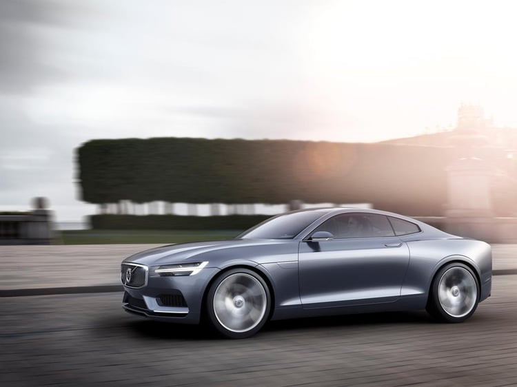 L'aérodynamique de la Volvo Concept Coupé a été très travaillée.