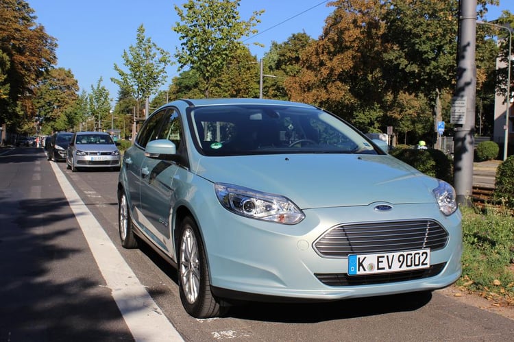 La face avant de la Ford Focus électrique