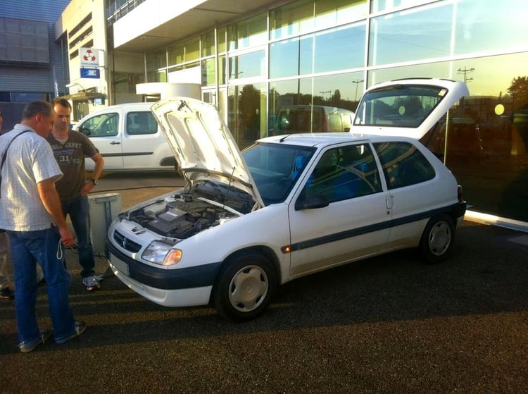 On aodre : une Saxo électrique d'il y a 16 ans !