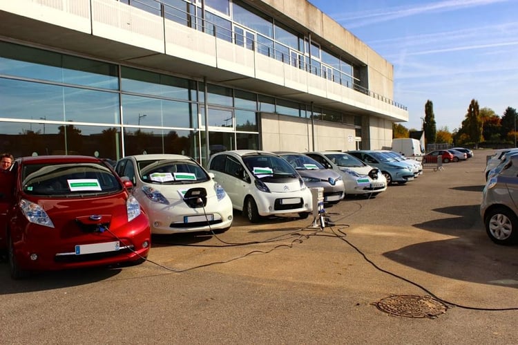 La recharge des voitures électriques sous le soleil !