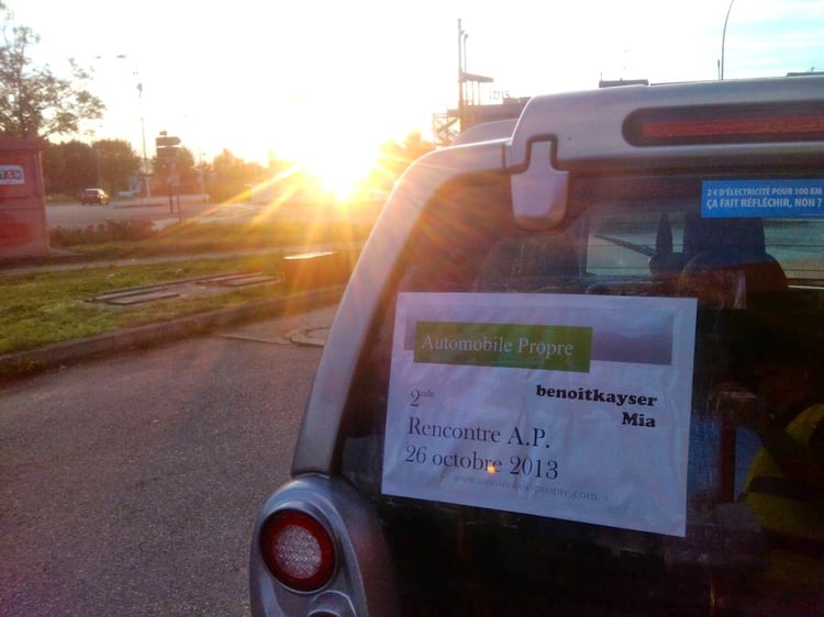 Certains membres d'Automobile Propre se sont levés tôt !