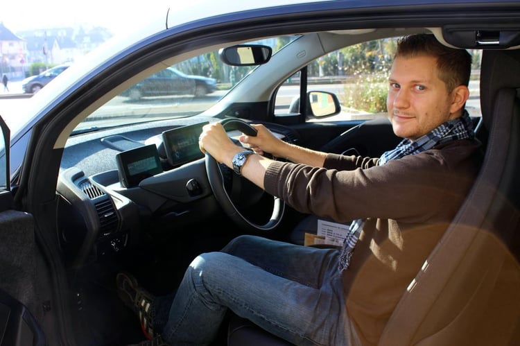 Au volant de la BMW i3