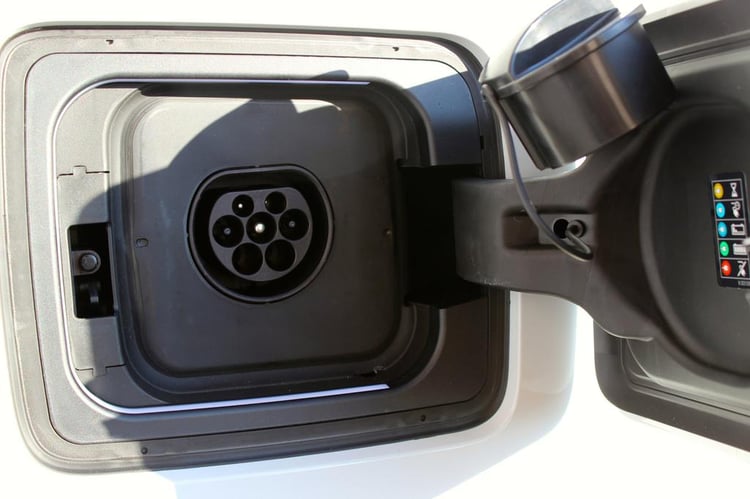 La prise de recharge de la BMW i3