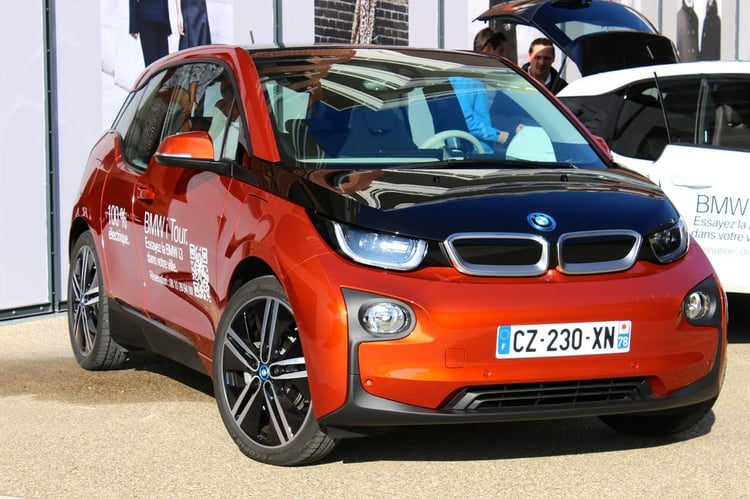 La BMW i3 dans livrée orange