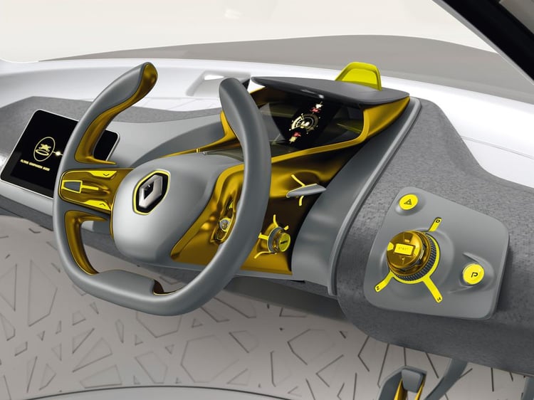 Le poste de conduite du Renault Kwid Concept