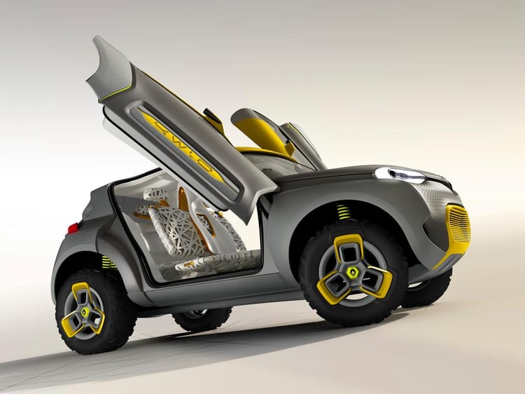 Les portes du Renault Kwid Concept