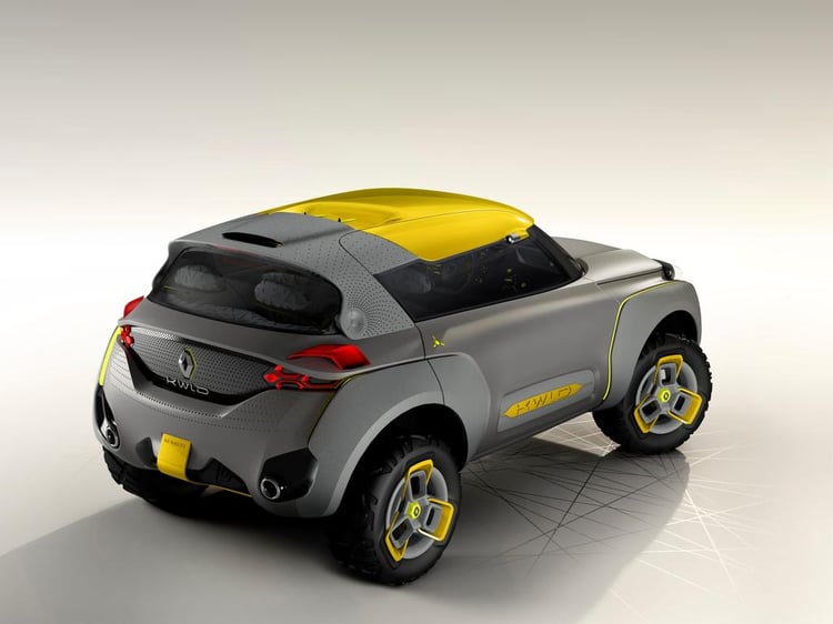 Le Renault Kwid Concept aux couleurs de la marque