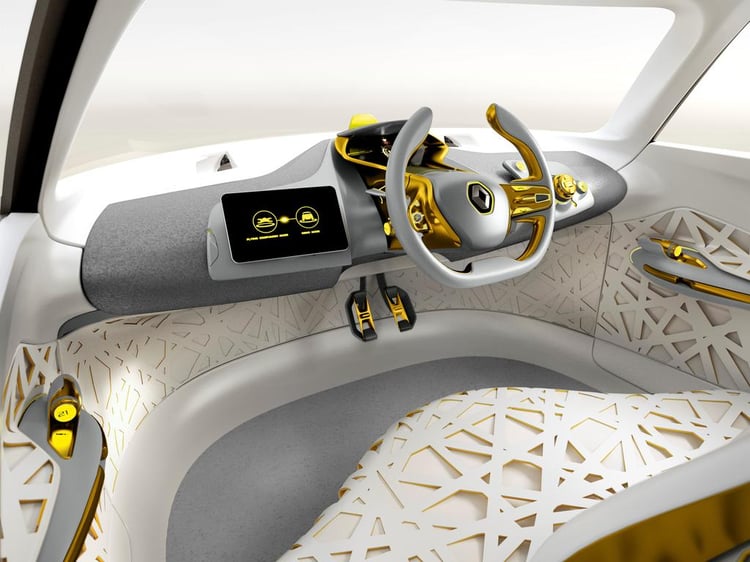 L'intérieur soigné du Renault Kwid Concept