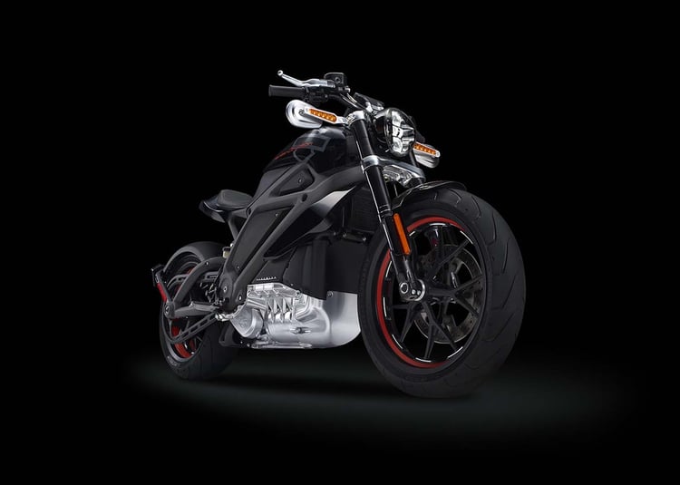 La face avant de la Harley Davidson Livewire