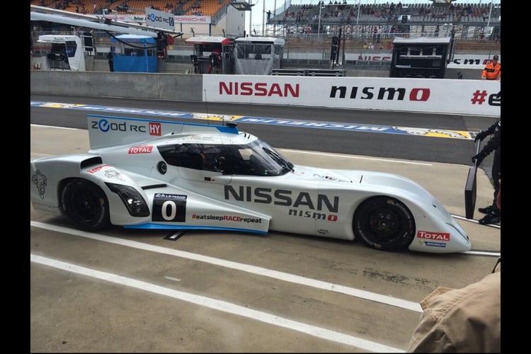 La Nissan ZEOD dans les stands