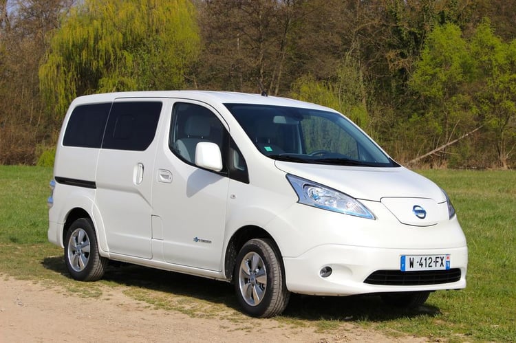 Le look singulier du Nissan e-NV200