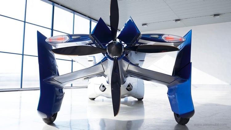 L'hélice de l'AeroMobil