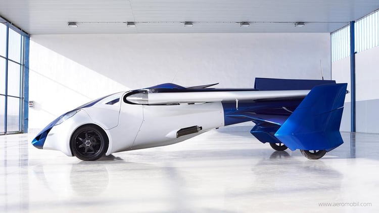 La ligne de l'AeroMobil