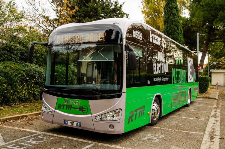 Bus électrique Irizar en service à Marseille