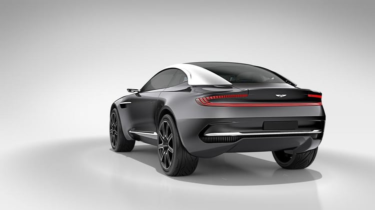 La ligne arrière de l'Aston Martin DBX Concept