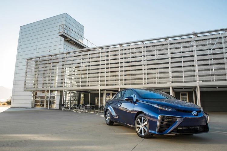 La Toyota Mirai peut parcourir 500 km avec un plein