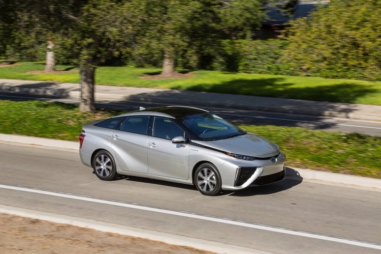 La Toyota Mirai a une ligne atypique