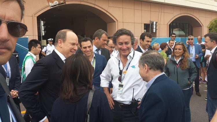 Le Prince Albert était présent pour assister au grand-prix