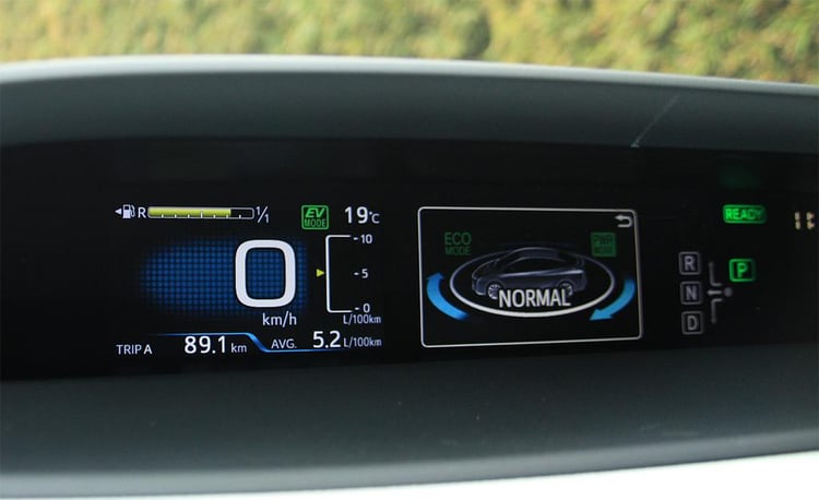 Toyota Prius : mode Normal