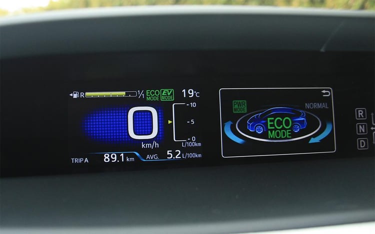 Toyota Prius : mode Eco