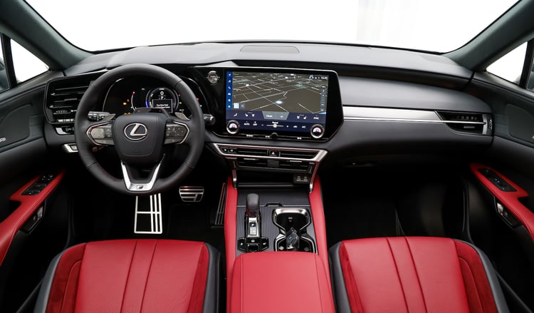 Intérieur F Sport du Lexus RX 500h