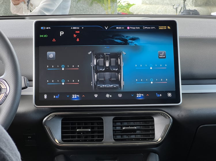 Interface écran VinFast VF8